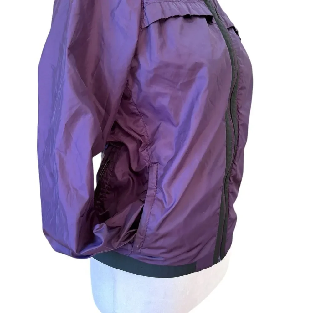 Nike Sphere Dri Fit Running Bomber Jacket Womens Size Small Purple